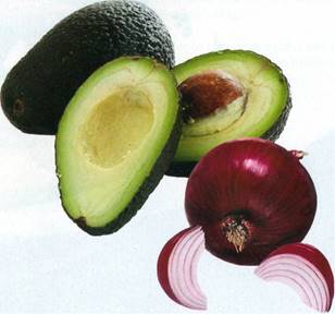 Avocado med stenbiderrogn