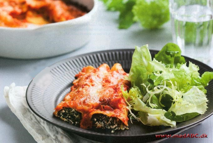 Cannelloni med spinat