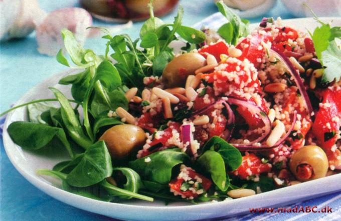 Couscous salat med peberfrugt