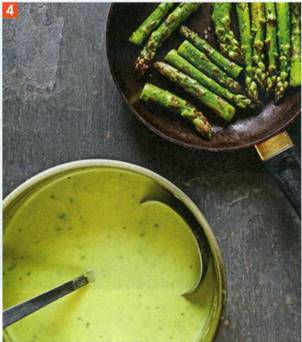 Forårsgrøn aspargessuppe