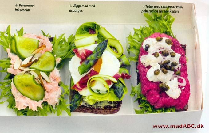 Lækkert smørrebrød - forår