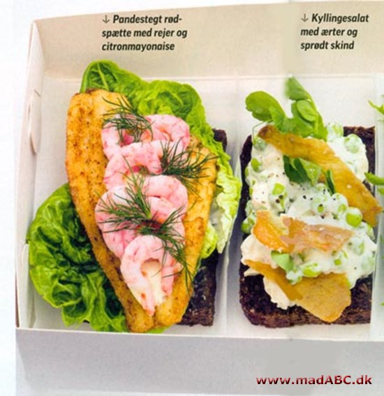 Lækkert smørrebrød - forår