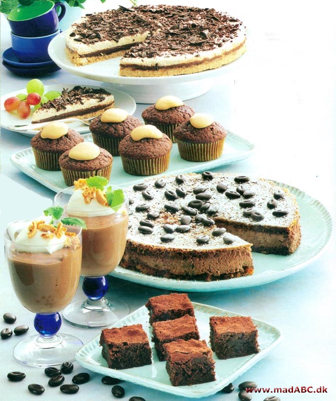 Søde sager til og med kaffe. 5 lækre kager og desserter fra madABC