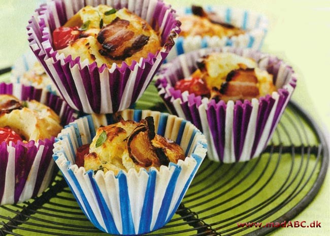 Tomatmuffins med bacon