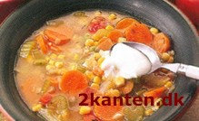 Grønsagssuppe klar