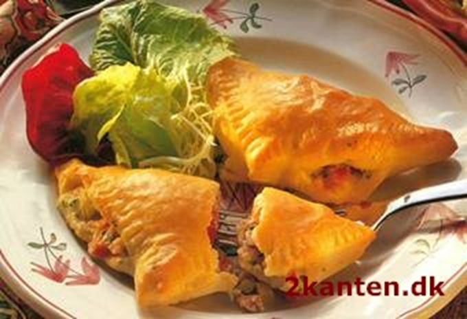 Pirogger små med skinke