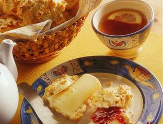 Scones med cornflakes