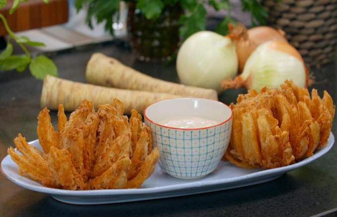 Blomstrende løg - Blooming onion