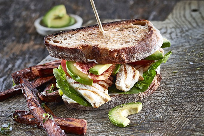 BLT med søde ”fritter”