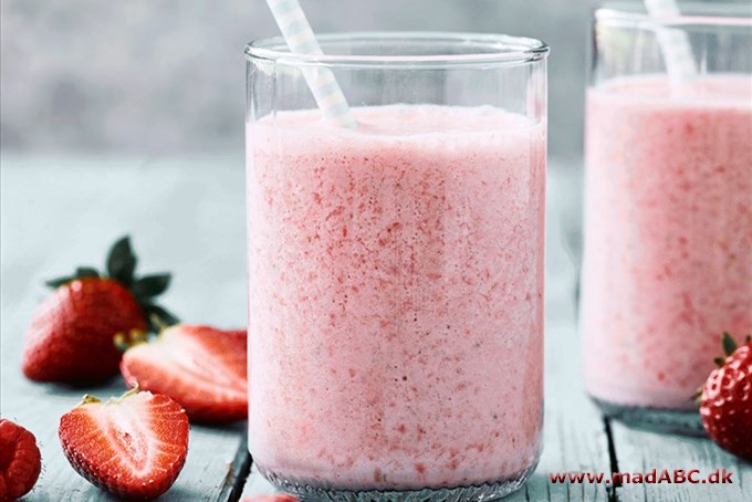 Bær og æble smoothie