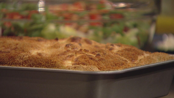 Blomkålsgratin med blandet salat - for børnekokke