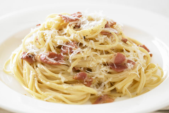 Spaghetti carbonara – med børnekokke