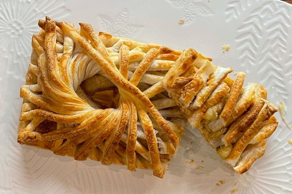 Karamel-chokolade wienerbrød i airfryer