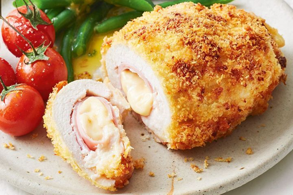 Kylling cordon bleu i airfryer