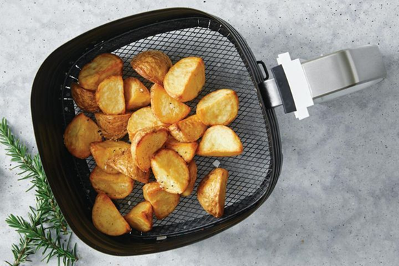 Ristede kartofler i airfryer -