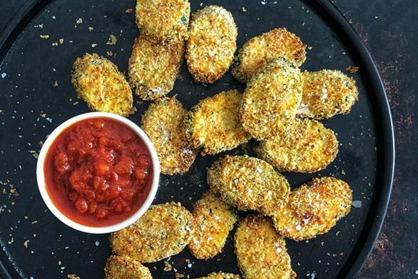 Zucchini chips i airfryer