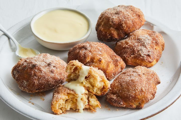 Æbleskiver med kanel i airfryer