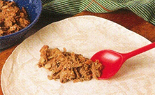 Tortillas med tex-mex smag