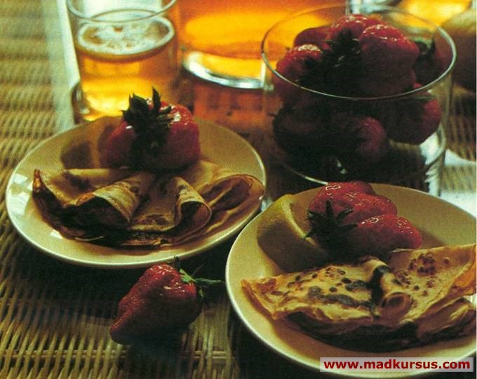 Citronpandekager med jordbær