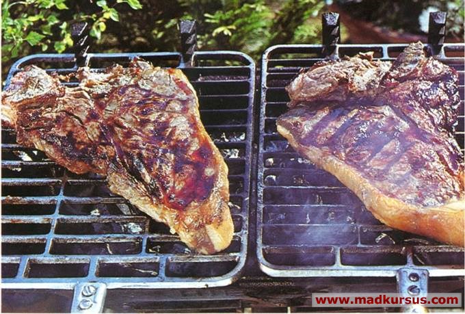 Grillstegte T-bone steaks