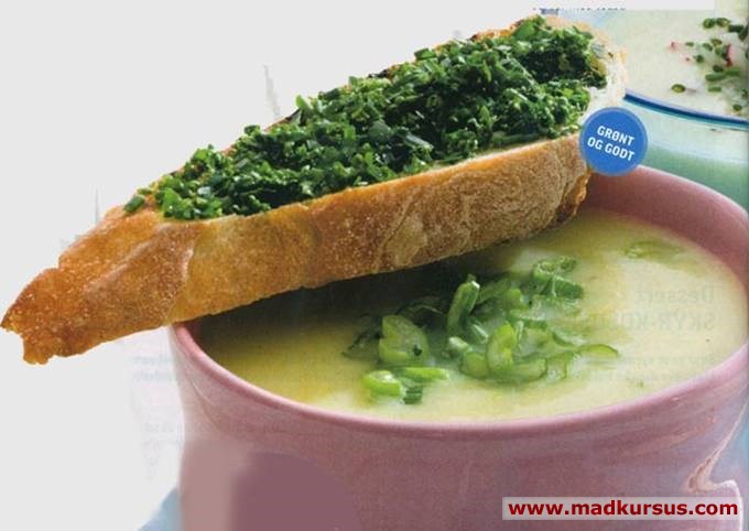 Kold og varm kartoffelsuppe