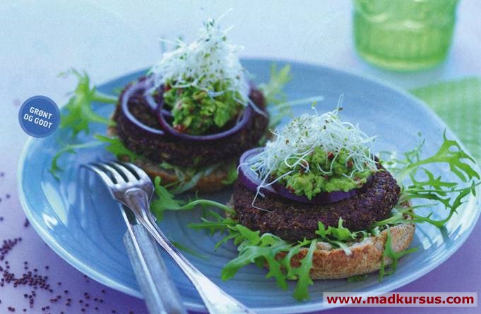 Quinoa-grønsags-burger