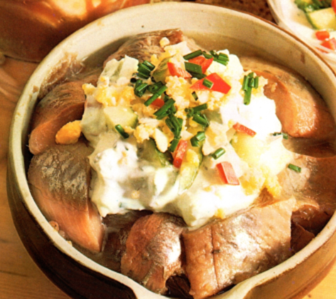 Kryddersild med creme fraiche