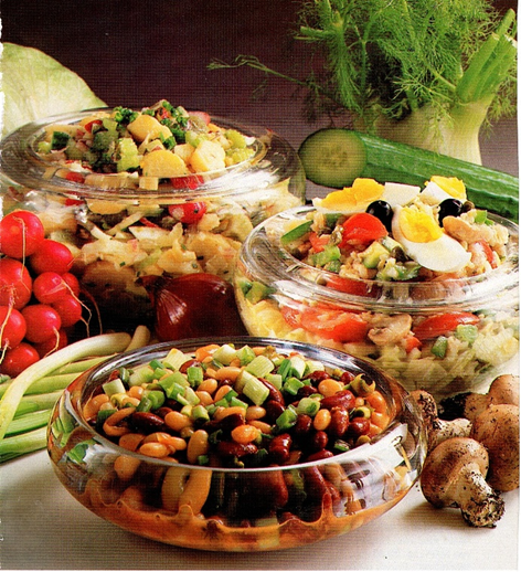 Salater til frokost, middag og buffet