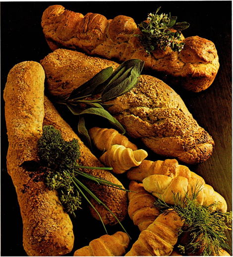 Brød med krydderurter