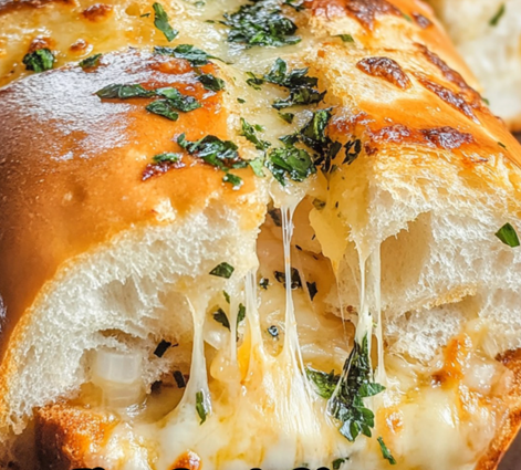 Det bedste ostefyldte hvidløgsbrød