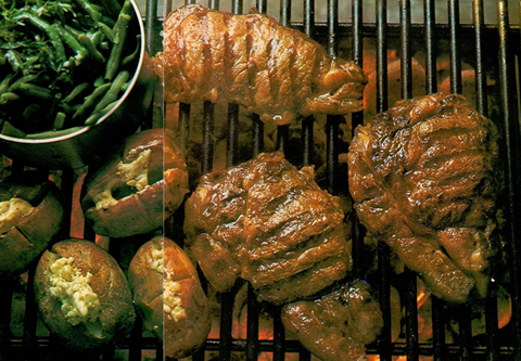 Grillstegt entrecote (bøf)