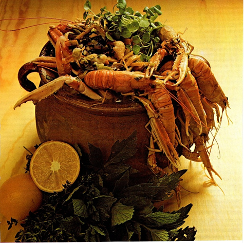 Jomfruhummere i urtelage