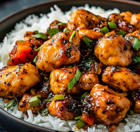 Kylling med sort peberfrugt