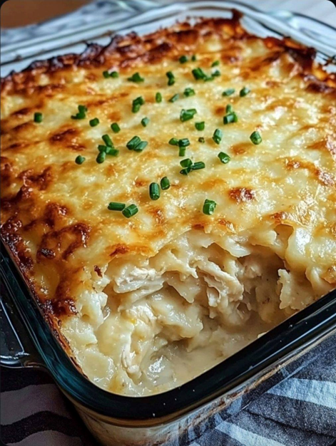 Kyllingegryde med hash browns