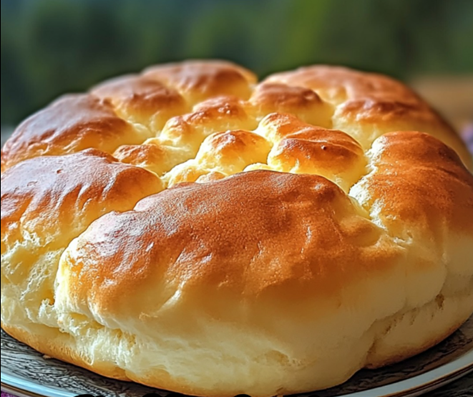 Luftigt brød med hytteost