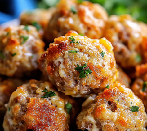 Pølsekugler med flødeost