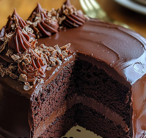 Saftig chokoladekage