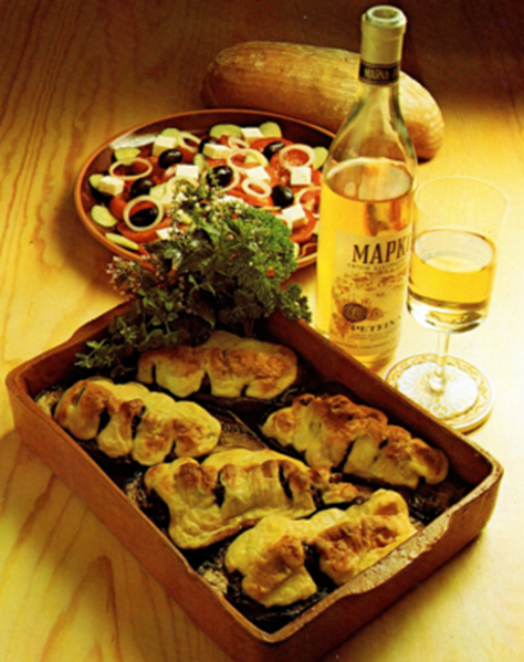 Små græske sko - papoutsakia