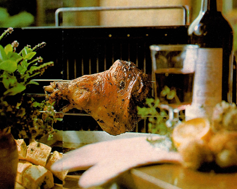 Spidstegt lammekølle