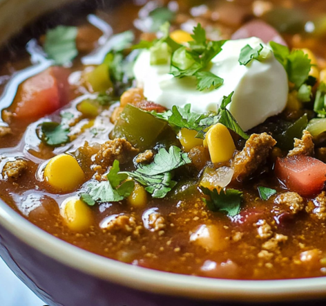 Tacosuppe i slowcooker