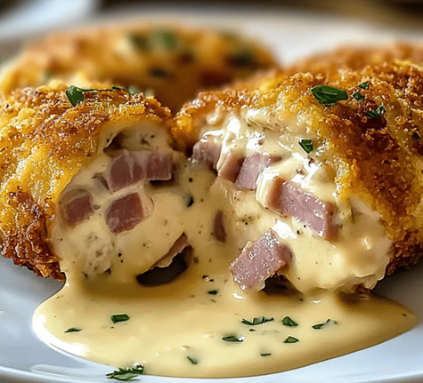 Lækker cremet kylling Cordon Bleu