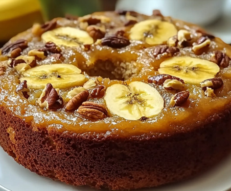 Nødde, æble og banankage