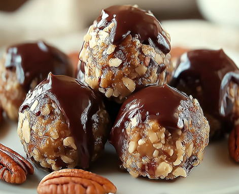 Uimodståelige pecannøddekugler uden bagning