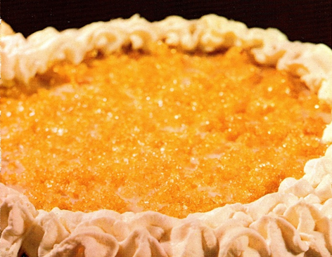 Dessert lagkage med appelsin