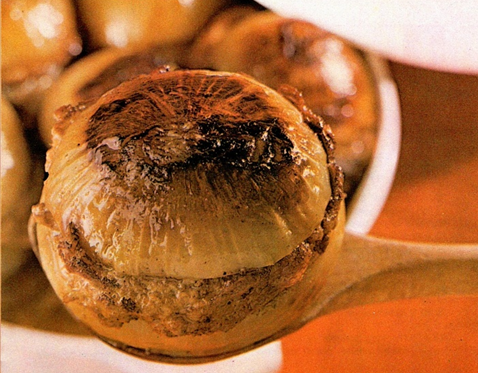 Farserede løg