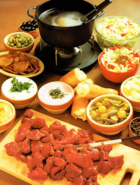 Kød-fondue