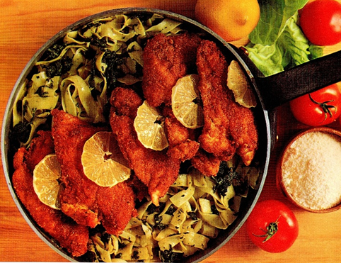 Paneret kyllingeschnitzel