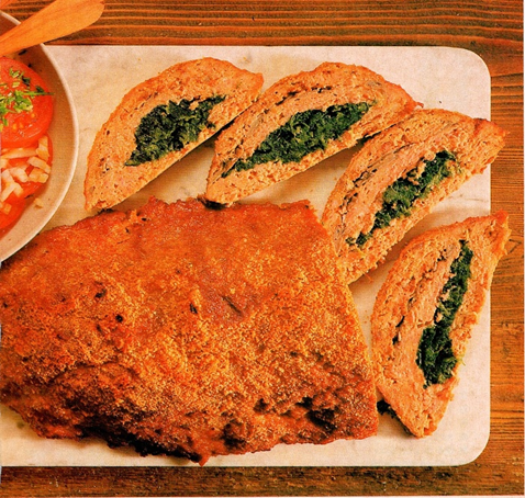 Farsbrød med spinat