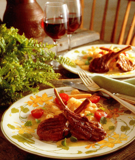 Grillede lammekoteletter