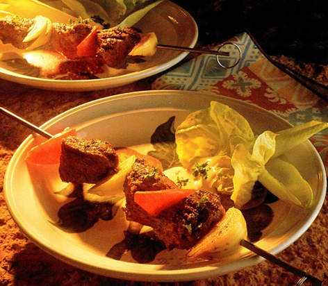 Græsk Souvlaki lammespid